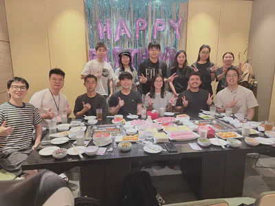 Lab Group Photo at UAL