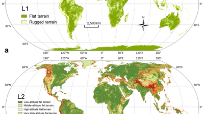 A typology of global relief classes derived from digital elevation models at 1 arcsec resolution featured image